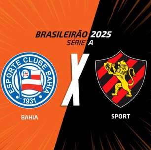 Bahia x Sport, AO VIVO, com a Voz do Esporte, às 18h30