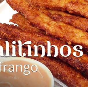 Palitinhos de frango com queijo deliciosos e super fáceis de preparar: lanche rápido
