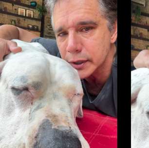 Márcio Garcia chora ao revelar câncer de cachorro e pede ajuda aos seguidores