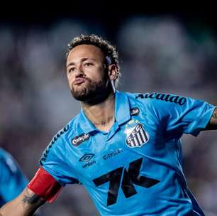 Neymar marca hat-trick e garante vitória do Santos contra o Juventude