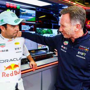 Perez relembra última conversa com Horner na Red Bull