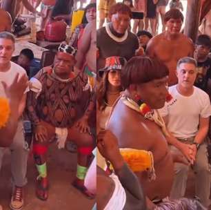 Luciano Huck é detonado após surgir em vídeo dando ordem para tribo indígena: 'Bizarro'