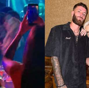 Léo Pereira interrompe festa do Flamengo e pede para voltar com Karoline Lima