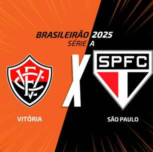 Vitória x São Paulo: onde assistir, escalações e arbitragem