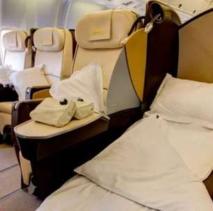 Flamengo viaja para o Catar, rumo ao Mundial, em avião de luxo de R$ 1 bilhão! Veja o vídeo