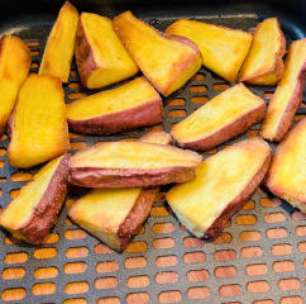 A batata-doce mais crocante da vida! Sem óleo, na airfryer