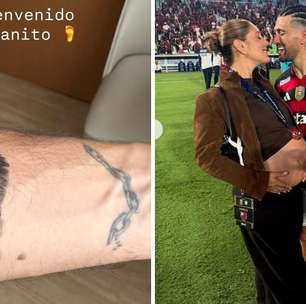 Arrascaeta, do Flamengo, posta foto do nascimento do filho em dia de viagem do Intercontinental