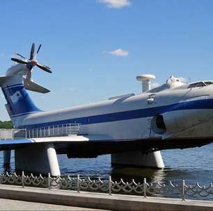 Conheça o bizarro e impressionante ecranoplano, a mistura de avião e navio feito pela URSS na guerra fria que parecia saído de um filme de ficção