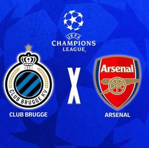 Club Brugge x Arsenal: onde assistir, escalações e arbitragem