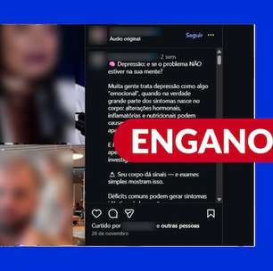 Suplementação de vitaminas e ferro não é indicada para tratamento de depressão