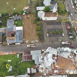 Tornado atinge Flores da Cunha com ventos acima de 100 km/h, confirma Defesa Civil