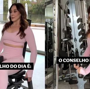 'Nunca é tarde pra começar', diz Cláudia Raia sobre musculação