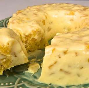 Sobremesa de abacaxi com 4 ingredientes: rápida e irresistível, doce fácil para o verão