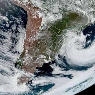 Imagem de satélite da Nasa revela dimensão do ciclone extratropical que atingiu Sul e Sudeste