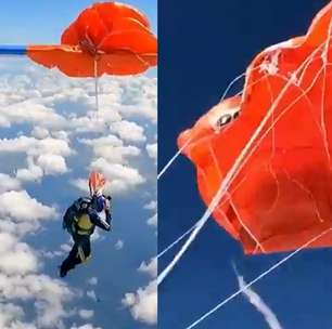 Paraquedista fica preso à asa de avião durante salto na Austrália; veja o momento