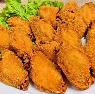 Asinha de frango frita sem trigo: muito crocante e sequinha, receita fácil e deliciosa