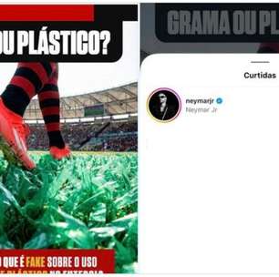Neymar, Lucas e mais: jogadores apoiam mobilização do Flamengo contra grama sintética