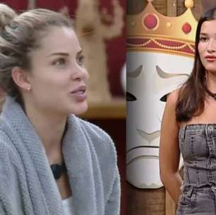 'A Fazenda 17': Saory sobe no salto e ameaça Duda ao ver retorno da inimiga