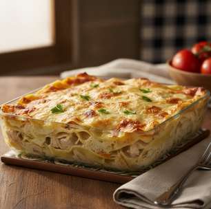 Lasanha de frango com creme branco: receita fácil que fica mais saborosa que as prontas