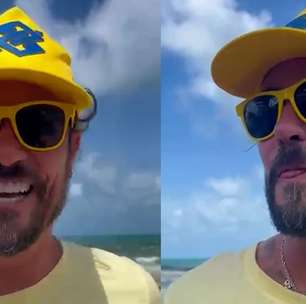 Paulinho Vilhena brinca sobre 'bateria dos sonhos' em etapa da WSL: 'Remando eu me garanto'