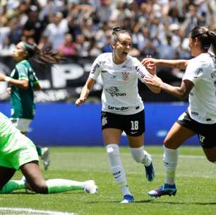 Cálculo para o título: quantas vezes o Corinthians venceu o Palmeiras por quatro gols de diferença?