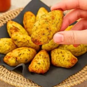 Bolinho de Bacalhau na Airfryer: delicioso e prático