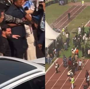 Evento com Messi termina em confusão e arremesso de cadeiras na Índia