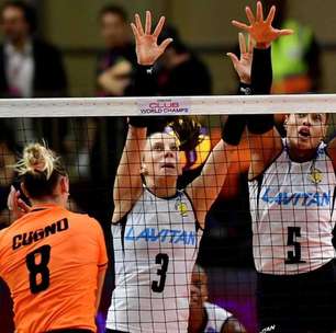 Osasco brilha no block, vence o Praia e é bronze no Mundial