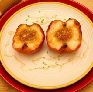 Maçã assada na airfryer -sobremesa fácil e prática