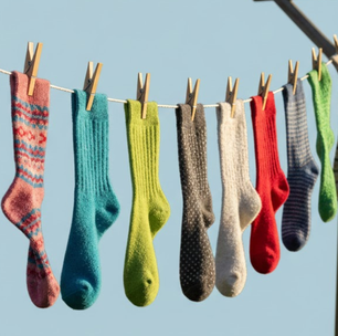 Por que você não deve usar o mesmo par de meias mais de uma vez