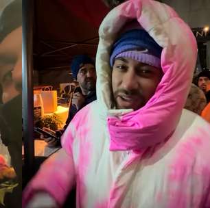 Neymar se disfarça para curtir atração turística em Nova York: 'Conseguimos'