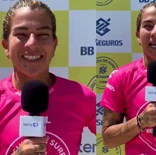 Classificada à final de etapa da WSL, Silvana Lima comemora quarta decisão consecutiva