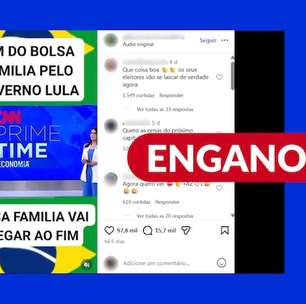 Governo não decretou fim do Bolsa Família; postagem distorce reportagem de abril