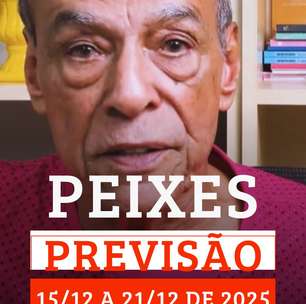 Previsão para o signo de peixes 15 a 21 de Dezembro