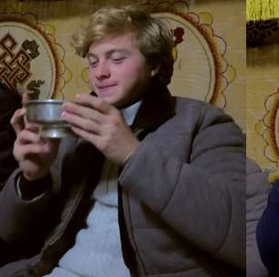 Luciano Huck leva filho em viagem do Domingão e faz o herdeiro tomar iguaria inusitada: 'Leite de...'