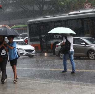 Semana começa com alerta amarelo de perigo potencial para chuvas intensas em São Paulo