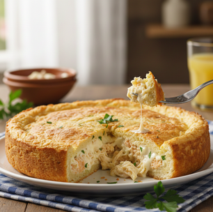 Como fazer torta de frango com requeijão igual à da lanchonete do bairro