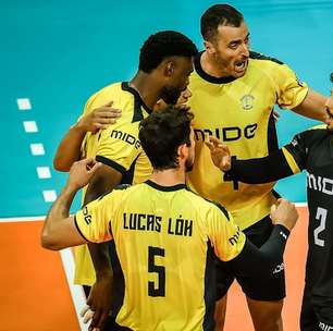 Praia Clube estreia com vitória tranquila no Mundial de Vôlei