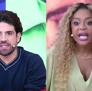 Ao vivo, Cariúcha e Matheus Baldi têm discussão acalorada no 'Fofocalizando'
