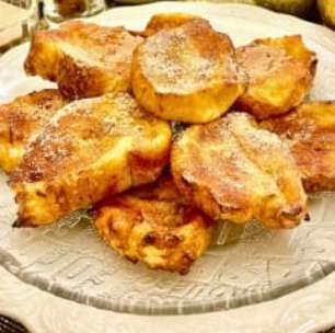 Rabanada de Natal na airfryer: prática e sequinha