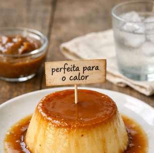 Como fazer flan de doce de leite gelado perfeito para o calor