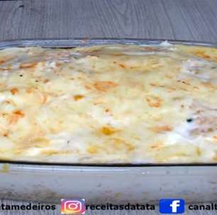 Macarrão de forno: o prato completo de frango cremoso para preparar o almoço da família de um jeito super fácil.