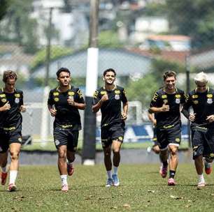 Com time em alta, Santos se prepara para a Copinha