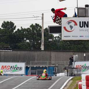 Romeo Ferrante vira líder no final e vence 50 Milhas Cadete na véspera das 500 Milhas SCHADEK de Kart Granja Viana