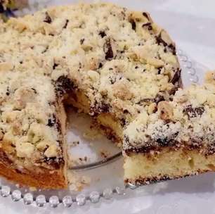 Cuca cremosa: a receita deliciosa, rápida e totalmente irresistível para o lanche da tarde.