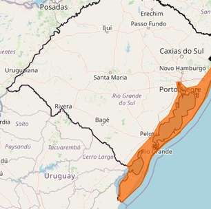 Ventos intensos colocam Litoral e Grande Porto Alegre sob alerta