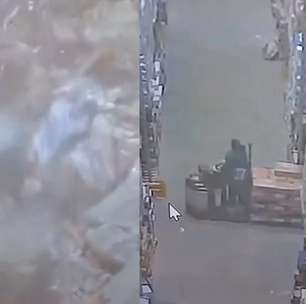 Operador de empilhadeira é soterrado por toneladas de produtos após queda de prateleiras em atacadista