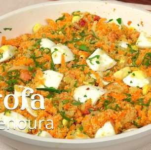 Farofa com cenoura e bacon: a receita fácil e deliciosa que não pode faltar na sua mesa de fim de ano