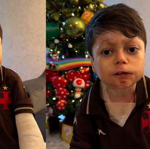 Menino Gui se emociona após derrota do Vasco na final da Copa do Brasil: "O sentimento não para"