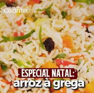Arroz à grega de Natal